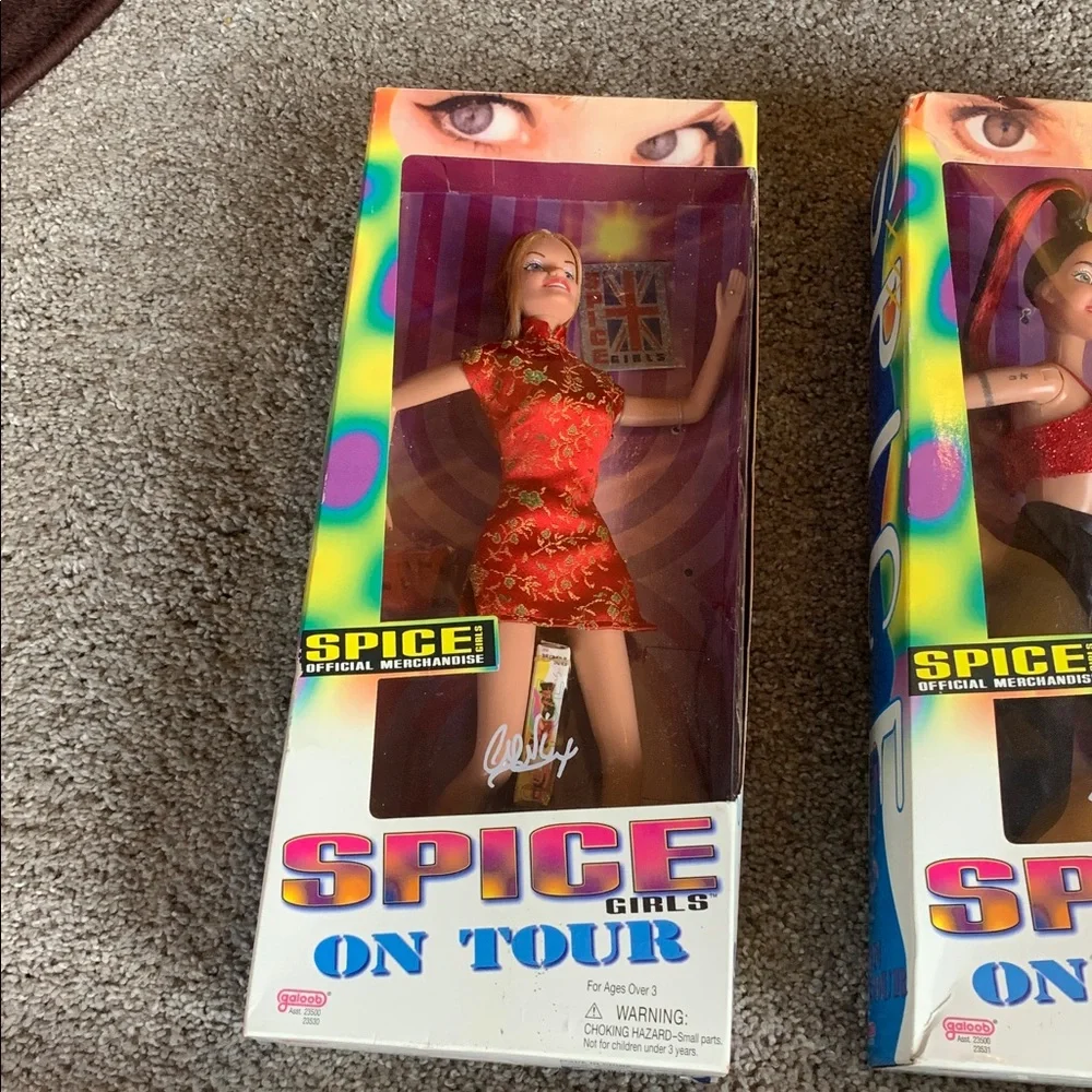 Spice Girls 4 Vintage Concert Dolls in Boxes (1998) Mel Victoria Geri & Melanie